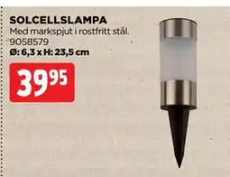 Jem&Fix Med markspjut i rostfritt stål. 9058579 erbjuda