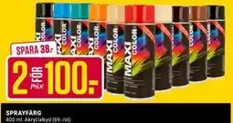 ÖoB SPRAYFÄRG erbjuda