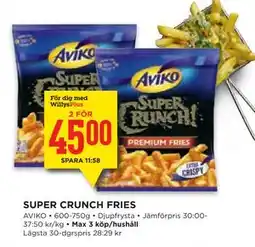 Willys Hemma SUPER CRUNCH FRIES, Medlemspris erbjuda