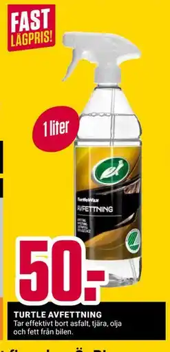 ÖoB TURTLE AVFETTNING erbjuda