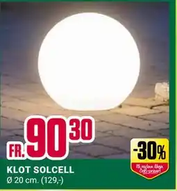 ÖoB KLOT SOLCELL erbjuda