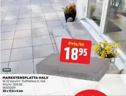 Jem&Fix MARKSTENSPLATTA HALV erbjuda