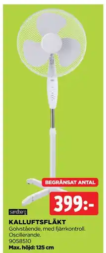 Jem&Fix KALLUFTSFLÄKT erbjuda