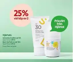 ICA Kvantum Solcreme Ansikte spf 30 erbjuda