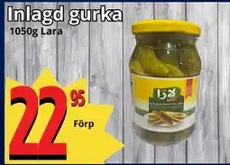 Supergrossen Inlagd gurka erbjuda