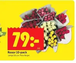 ICA Kvantum Rosor erbjuda