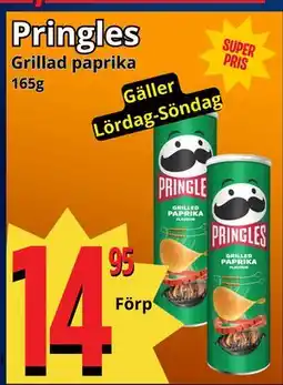 Supergrossen Pringles erbjuda