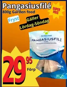 Supergrossen Pangasiusfilé erbjuda