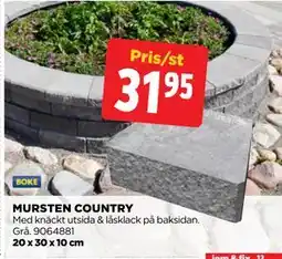 Jem&Fix MURSTEN COUNTRY erbjuda