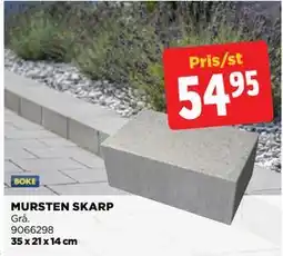 Jem&Fix MURSTEN SKARP erbjuda