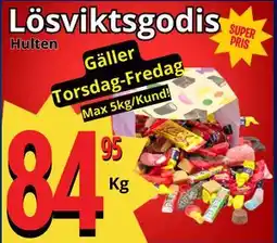 Supergrossen Lösviktsgodis erbjuda