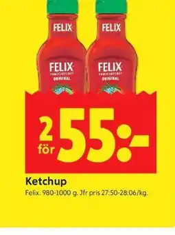 ICA Kvantum Ketchup erbjuda