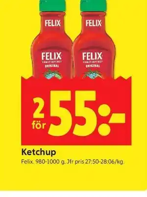 ICA Kvantum Ketchup erbjuda