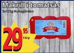 Supergrossen Makrill i tomatsås erbjuda