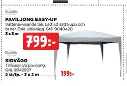Jem&Fix PAVILJONG EASY-UP erbjuda