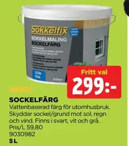 Jem&Fix SOCKELFÄRG erbjuda