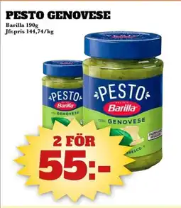 Bonum Matmarknad Barilla Pesto genovese erbjuda