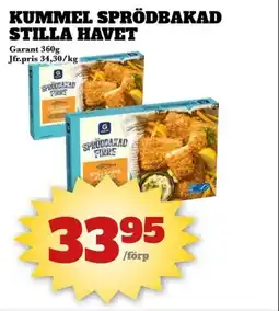 Bonum Matmarknad Garant Kummel sprödbakad stilla havet erbjuda