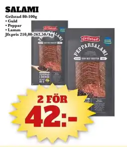 Bonum Matmarknad Grilstad Salami erbjuda
