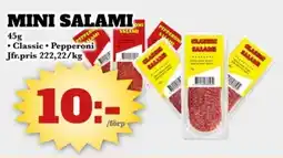 Bonum Matmarknad Mini salami erbjuda