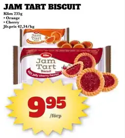 Bonum Matmarknad Klim Jam tart biscuit erbjuda