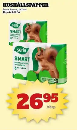 Bonum Matmarknad Serla Hushållspapper erbjuda