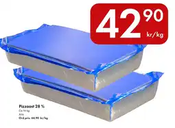 Snabbgross Pizzaost 28 % erbjuda