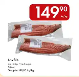 Snabbgross FISKANO Laxfilé erbjuda