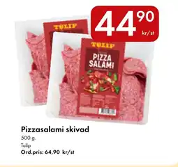 Snabbgross TULIP Pizzasalami skivad erbjuda