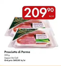 Snabbgross SAPPORI DEI COLLI Prosciutto di parma erbjuda