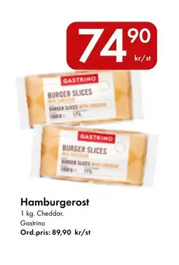 Snabbgross GASTRINO Hamburgerost erbjuda
