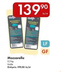 Snabbgross VIOLIFE Mozzarella erbjuda