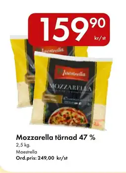 Snabbgross MAESTRELLA Mozzarella tärnad 47 % erbjuda