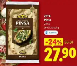 Lidl ZETA PINSA erbjuda