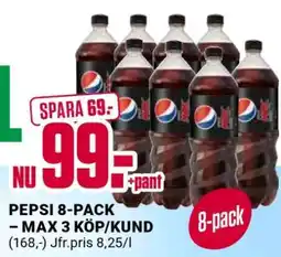 ÖoB Pepsi 8-pack erbjuda