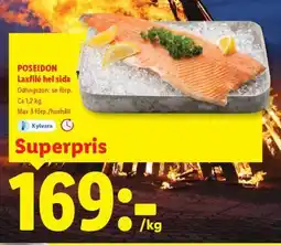 Lidl Poseidon Laxfilé hel sida erbjuda