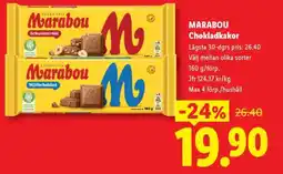 Lidl Marabou Chokladkakor erbjuda