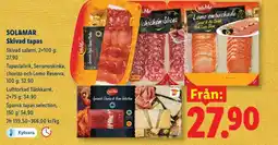 Lidl SOL&MAR Skivad tapas erbjuda