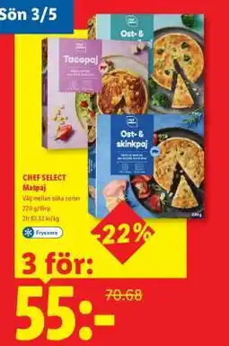 Lidl CHEF SELECT Matpaj erbjuda
