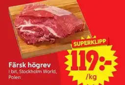 Nya Pulsen Färsk högrev erbjuda