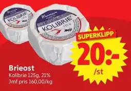 Nya Pulsen KOLIBRIE Brieost erbjuda