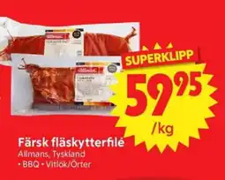 Nya Pulsen ALLMANS Färsk fläskytterfilé erbjuda
