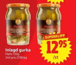 Nya Pulsen MELIS Inlagd gurka erbjuda