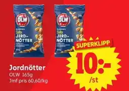 Nya Pulsen OLW Jordnötter erbjuda