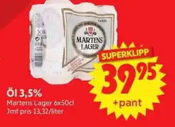 Nya Pulsen MARTENS LAGER Ol 3,5% erbjuda