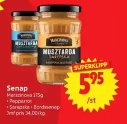 Nya Pulsen MARSZINOVA Senap erbjuda