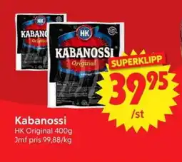 Nya Pulsen HK Kabanossi erbjuda