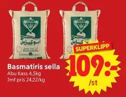 Nya Pulsen ABU KASS Basmatiris sella erbjuda