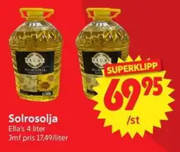 Nya Pulsen ELLA'S Solrosolja erbjuda