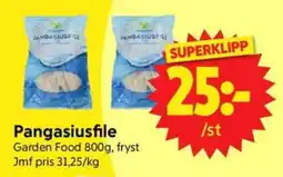 Nya Pulsen GARDEN FOOD Pangasiusfile erbjuda